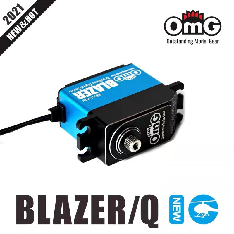 OMG BLAZER 熱銷全金屬高壓無刷大扭力數(shù)字舵機(jī)標(biāo)準(zhǔn)鎖尾尾舵25T OMG-ST-HQBF