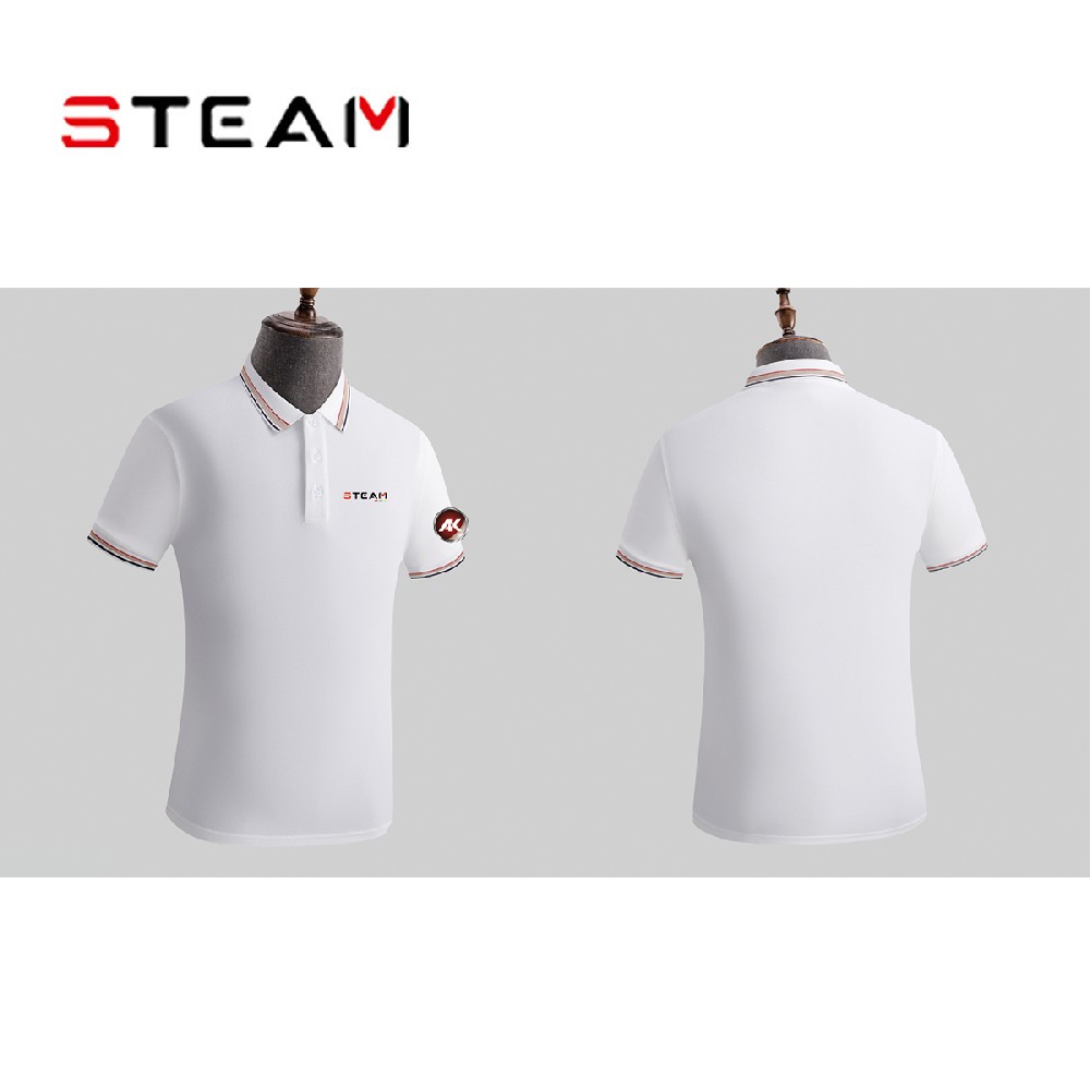 新越Steam男士短袖Polo衫男透氣夏季