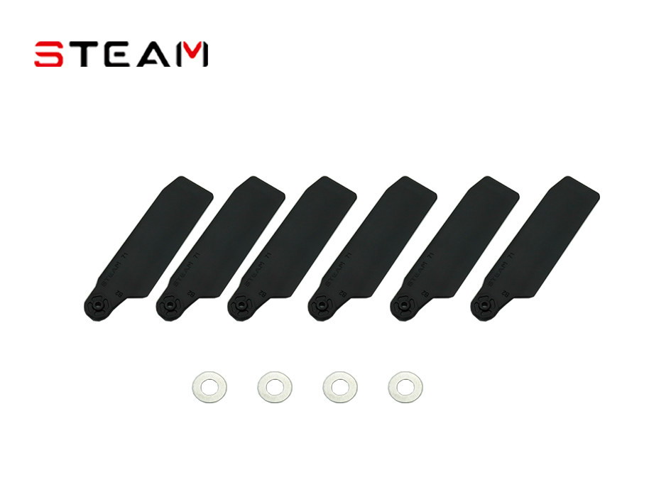 新款碳塑黑色尾槳/71MM/M2.5/2.6MM/3對裝 TS71-M2.5-2.6MM