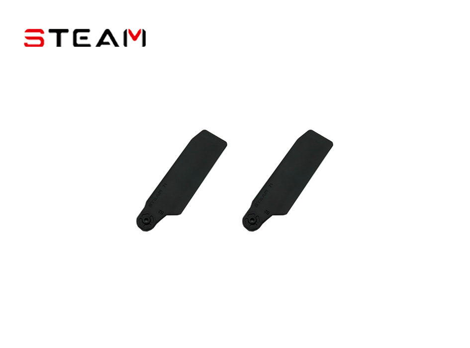 新款碳塑黑色尾槳/74MM/M2.5/3MM/1對裝 TS74-M2.5-3MM