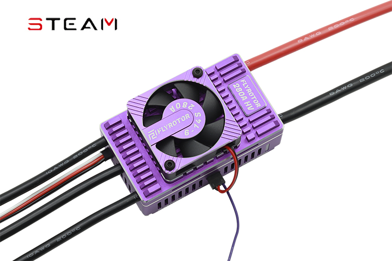 FLYROTOR ESC 電子調(diào)速器 280A/V1.0/紫 FD006-3